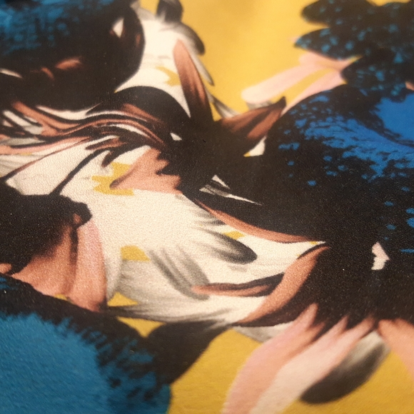 3/$45 Zara Floral sleeveless top - Picture 4 of 4